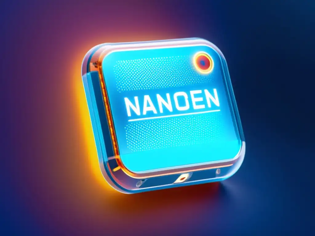 Sensor wearable de alta precisión y tecnología avanzada Avances en sensores wearables detección patógenos: sensor de diseño moderno con detección nanosize y componentes vibrantes en azul científico