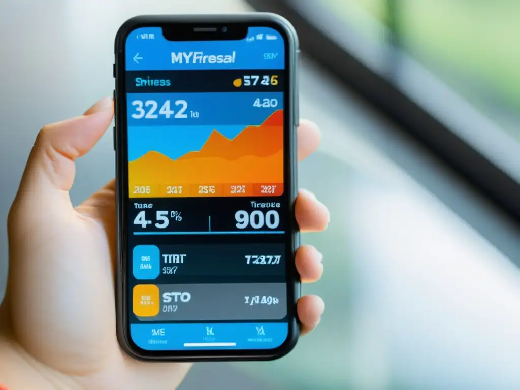 Interfaz moderna de MyFitnessPal con detalles de calorías y ejercicio Captura de pantalla de la app MyFitnessPal mostrando el equilibrio de dieta, ejercicio y descanso