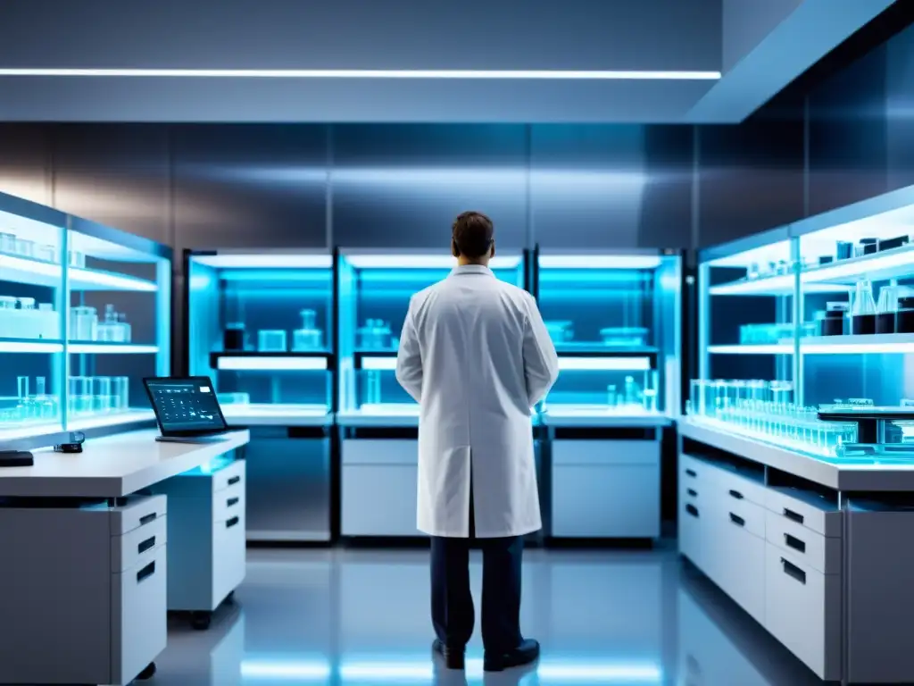 Científicos investigan factores ambientales del lupus y el sistema inmunológico en un laboratorio moderno con tecnología avanzada