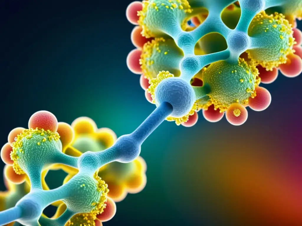 Complejidad molecular del MHC: Groove de unión de péptidos Compleja estructura molecular del complejo principal de histocompatibilidad (MHC), resaltando la personalización del sistema inmunológico
