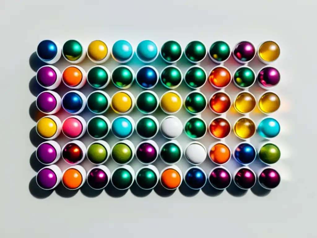 Una composición moderna de suplementos coloridos en un patrón preciso, evitando gastos en suplementos inmunidad ineficaces
