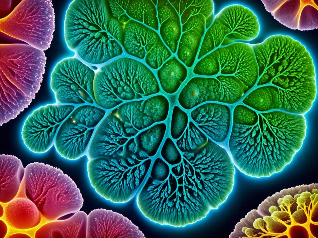 Defensa natural del sistema respiratorio: cilia y moco capturando patógenos Una detallada imagen de las barreras naturales del sistema inmunológico, con células ciliadas y moco capturando y neutralizando patógenos