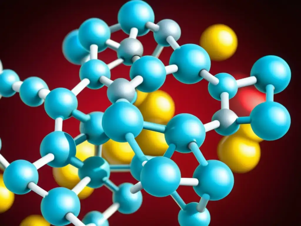 Estructura molecular detallada de Betaglucanos Detalle de la compleja estructura molecular de los Betaglucanos, resaltando su naturaleza única y beneficios de los suplementos con Betaglucanos