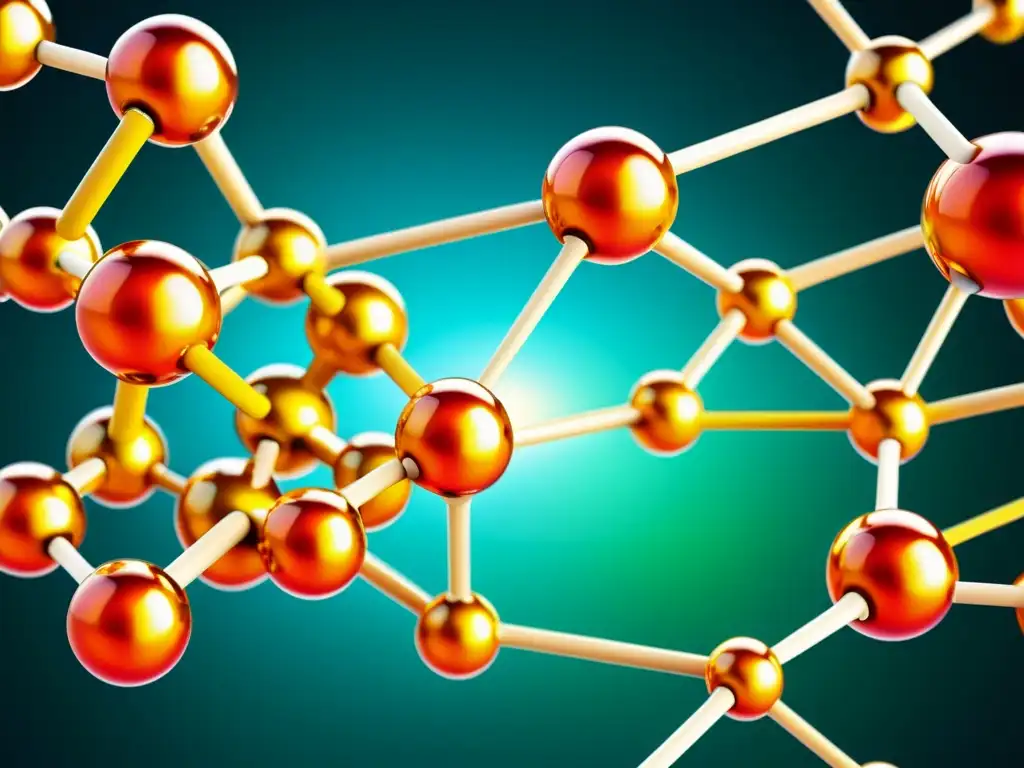 Detalle ultra moderno de la estructura molecular de la vitamina D3, resaltando su importancia a nivel molecular en vibrantes colores científicos
