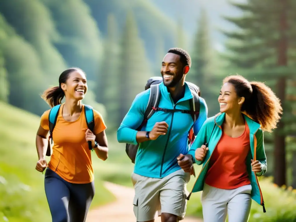 Vívida imagen de familia unida disfrutando actividades al aire libre Una familia diversa disfruta de actividades al aire libre, irradiando alegría y unión