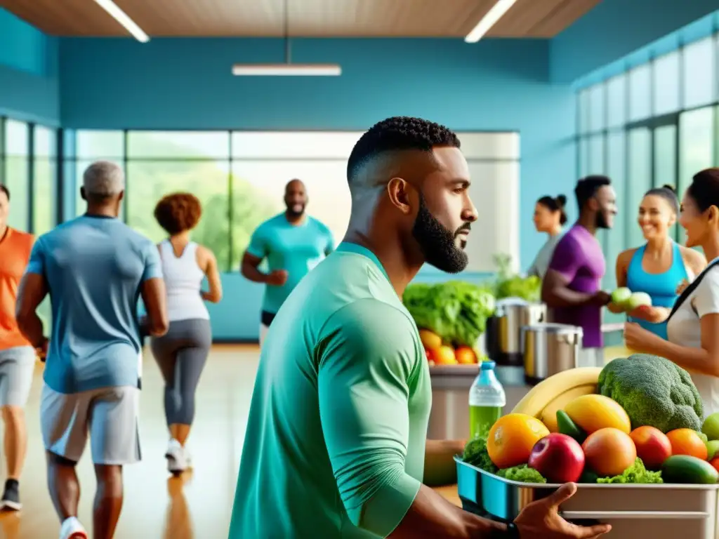 Estilo de vida saludable: adultos diversos cuidando su bienestar Imagen de adultos diversos practicando hábitos saludables para la prevención de infecciones oportunistas