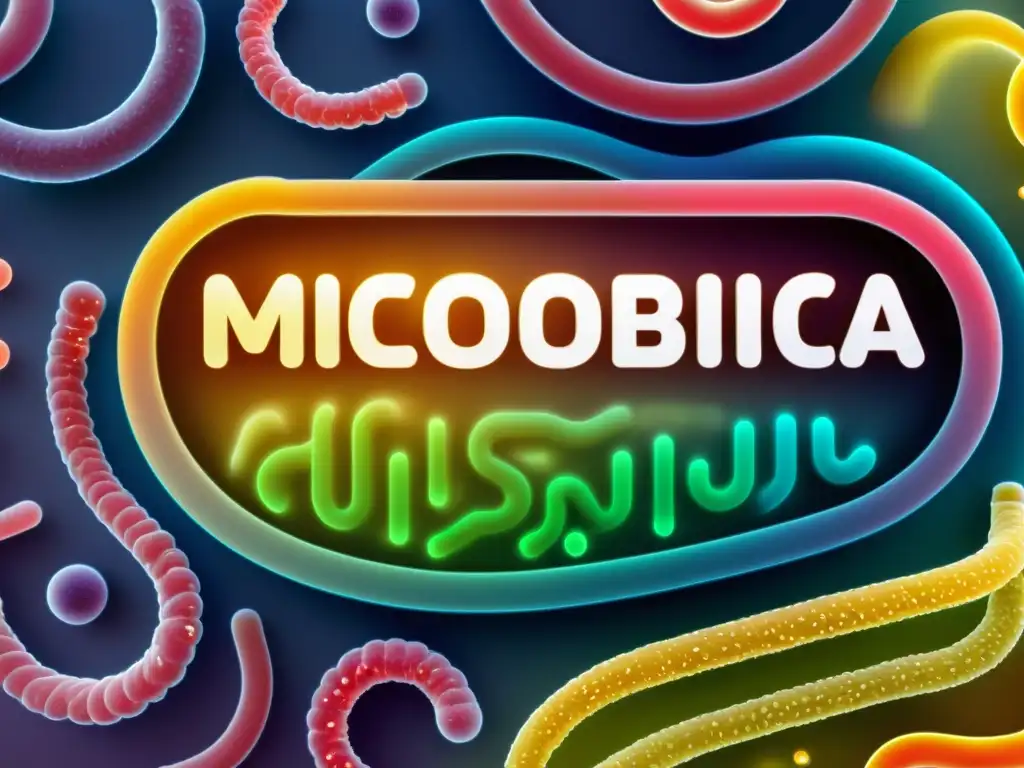Microbiota intestinal diversa: Ecosistema saludable Una impresionante comunidad microbiana diversa y saludable en el intestino humano destaca la importancia de los prebióticos para perder peso