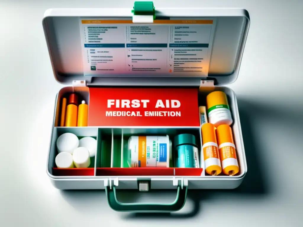 Kit de primeros auxilios para reacciones inmunológicas: organizado, eficiente y preparado para emergencias alérgicas