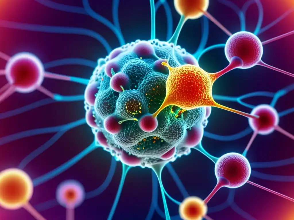Microscópica imagen de nanotecnología en liberación dirigida para lupus