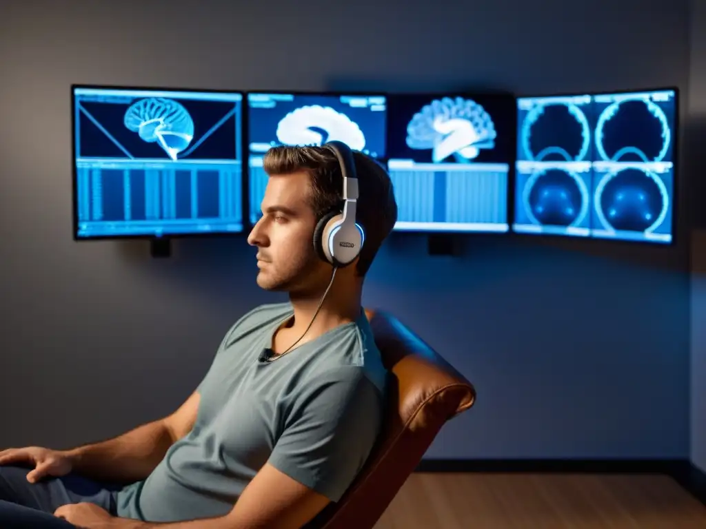 Control del estrés: Biofeedback en tiempo real Persona en biofeedback, control de estrés