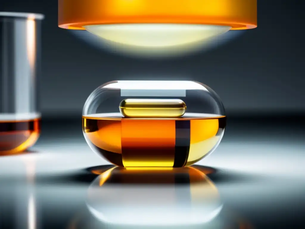 Suplementos inmunes de alta calidad en cápsula transparente Suplemento inmunológico de alta calidad con ingredientes puros y potentes en cápsula transparente, destacando su eficacia