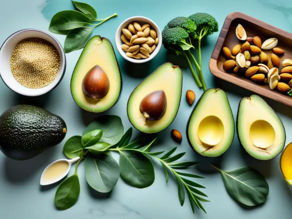 Vitalidad en la Cocina: Alimentos para el Sistema Inmune Variedad de alimentos frescos y coloridos en una cocina moderna