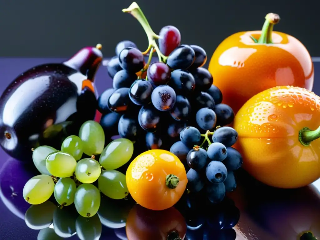 Exuberante variedad de frutas y verduras frescas en cocina moderna Variedad de frutas y verduras frescas en cocina moderna, promoviendo salud y bienestar con los mejores planes médicos sistema inmunológico
