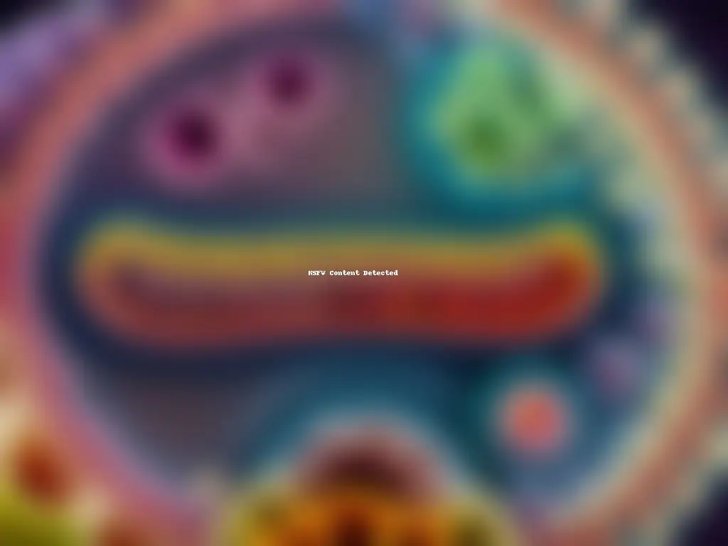 Vibrante imagen 8k del sistema digestivo humano, destacando la microbiota intestinal y su interacción con el sistema inmune en detalle