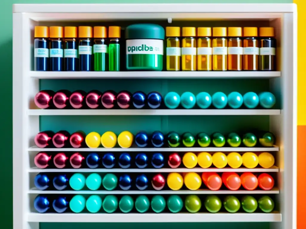 Suplementos semanales: organización vibrante y clara Vibrante organizador de suplementos para refuerzo inmunitario de estudiantes en exámenes