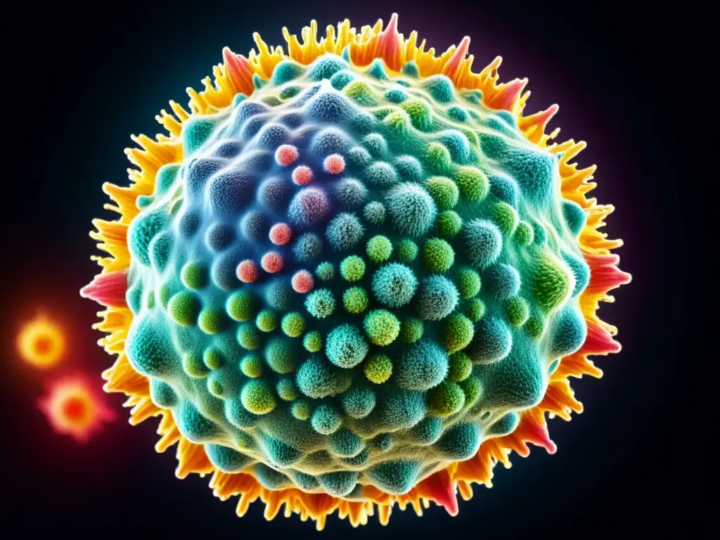 Defensa inmune: células atacando virus Vibrantes células inmunes atacando un virus, destacando la resiliencia del sistema inmunológico
